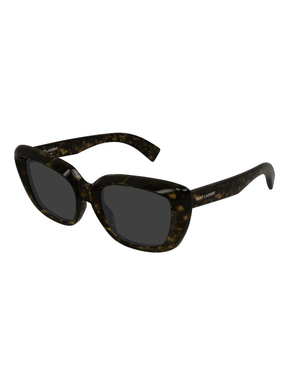New Saint Laurent Women's Sunglasses Havana Grey Lens Acetate Frame SL 857 002